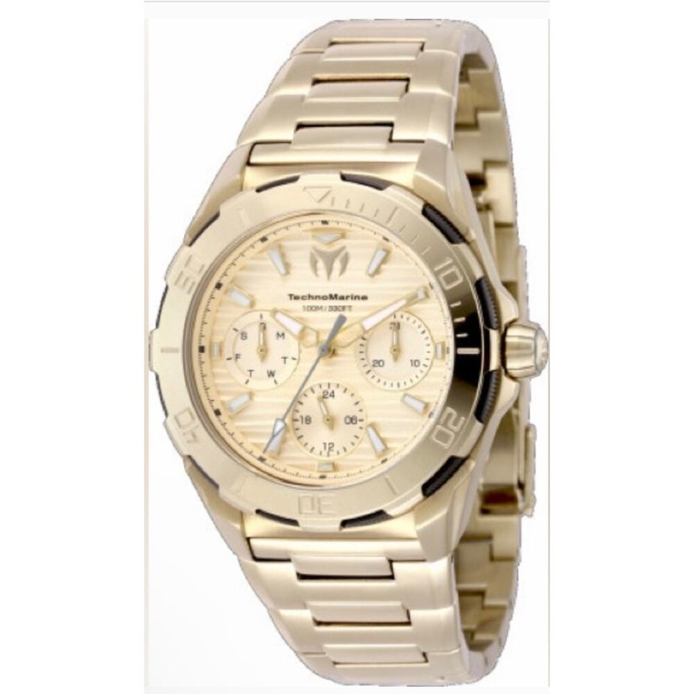 TechnoMarine Seven Seas Women's Watch-Gold. Includes display box.